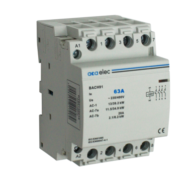 CONTACTOR 63A 4NO 230V 3M