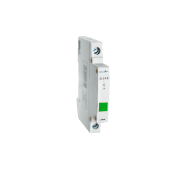 INDICATOR LAMP SINGLE GREEN 16A 230V 0,5M