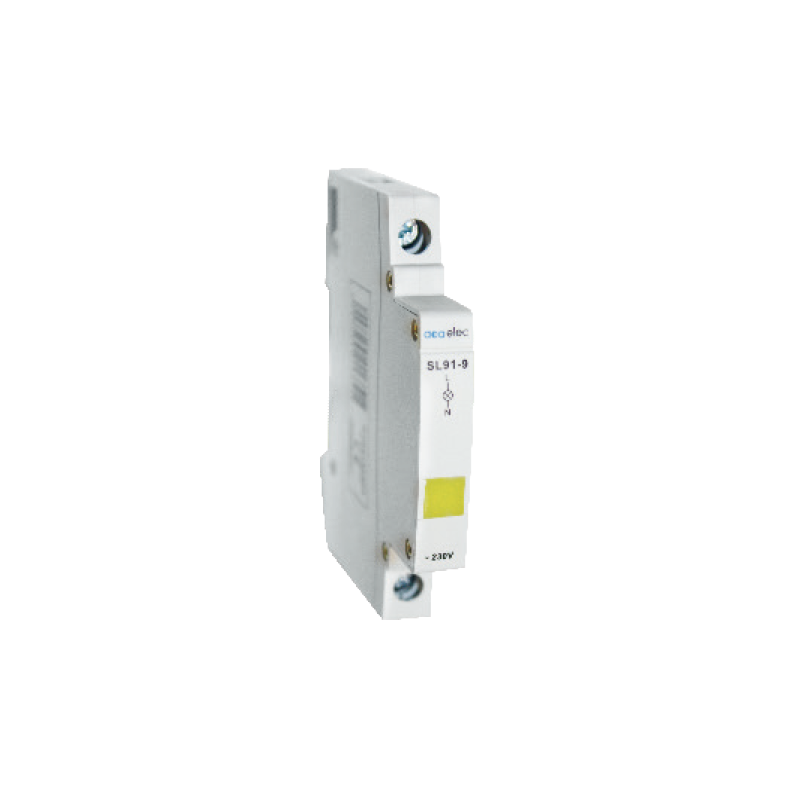 INDICATOR LAMP SINGLE YELLOW 16A 230V 0.5M