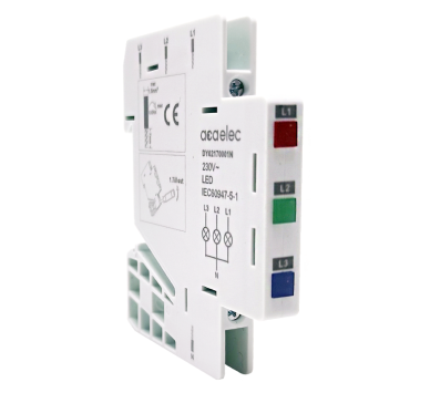 INDICATOR LAMP TRIPLE RED-GREEN-BLUE 16A 230V 0,5M