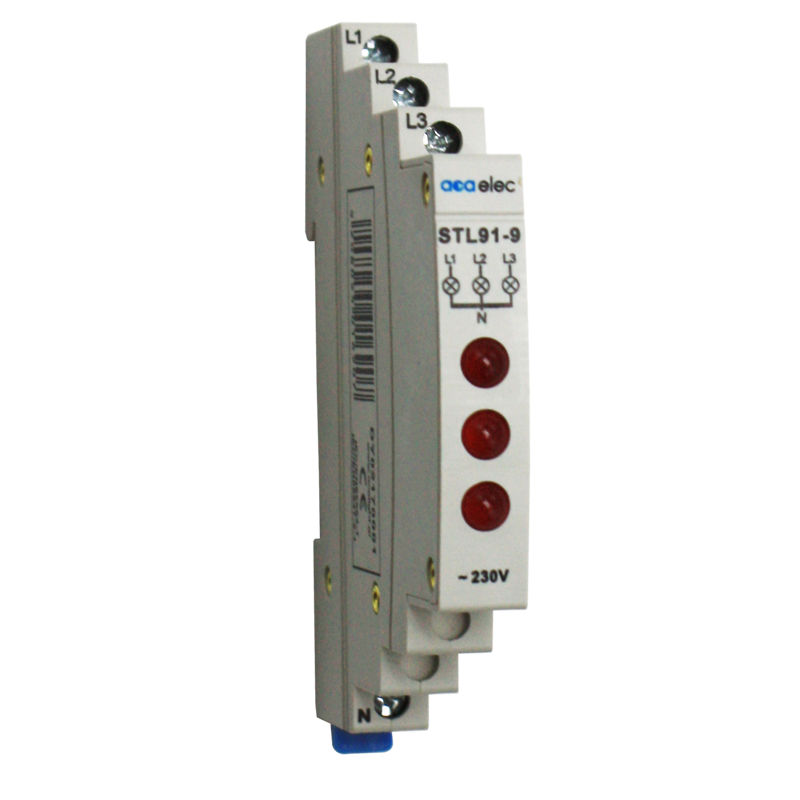 INDICATOR LAMP TRIPLE RED 16A 230V 0,5M