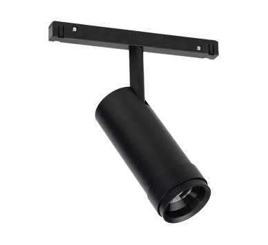 ΜΑΥΡΟ ΜΑΤ ΜΑΓΝΗΤΙΚΟ ZOOMABLE ΣΠΟΤ 48V DC 20W 4000K 1680LM MAX. 20-50° OSRAM RA90 Φ58*152MM