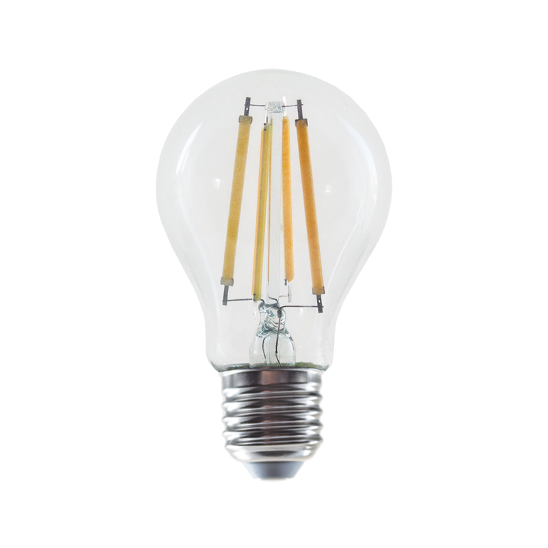 LED FILAMENT E27 A60 10W 2700K 230V AC 1220LM RA80 30000H 360°