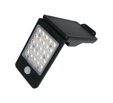 SOLAR SENSOR SMD LED WALL BLACK 2W 200Lm 4000K IP65 120°