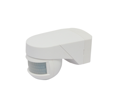 ΑΝΙΧΝΕΥΤΗΣ ΚΙΝΗΣΗΣ ΥΠΕΡΥΘΡΩΝ 3 ΣΕ 1 230V IP54 180° & 360° 12m MAX ΛΕΥΚΟΣ