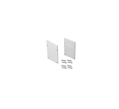 SET OF METAL END CAPS FOR P207, 2 PCS WITH HOLE