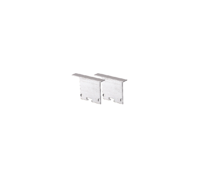 SET OF METAL END CAPS FOR P211, 2 PCS WITHOUT HOLE