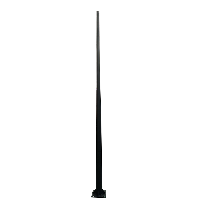 ΚΟΛΩΝΑ ΧΑΛΥΒΔΙΝΗ Φ60/Φ114 4ΜΕΤΡΩΝ  3mm ΚΩΝΙΚΗ ME ΘΥΡΙΔΑ ΕΠΙΣΚΕΨΗΣ RAL 7016