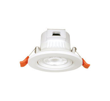 ROUND LED SPOTLIGHT 7W SWITCH 3000-4000-6000K SMD 230V 40° Ra80 PRE-SET UP 3000K