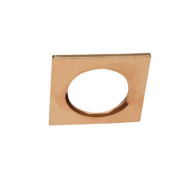 SQUARE POLISHED BRASS PLASTIC RING FOR FALKO7S