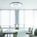 ΑΝΕΜΙΣΤΗΡΑΣ ΟΡΟΦΗΣ ΠΛΑΦΟΝΙΕΡΑ SMART ΜΑΥΡΗ DIMMABLE DC22W Φ50 7 ΔΙΑΦΑΝH ABS ΠΤΕΡΥΓΙΑ ΤΗΛΕΧΕΙΡΙΣΤΗΡΙΟ