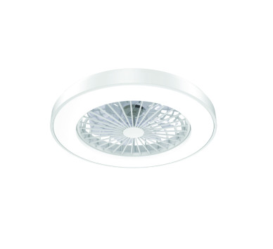 ΑΝΕΜΙΣΤΗΡΑΣ ΟΡΟΦΗΣ ΠΛΑΦΟΝΙΕΡΑ ΛΕΥΚΗ DIMMABLE DC22W Φ50 7 ΔΙΑΦΑΝH ABS ΠΤΕΡΥΓΙΑ ΤΗΛΕΧΕΙΡΙΣΤΗΡΙΟ
