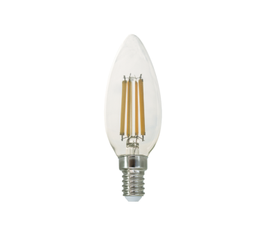 LED FILAMENT E14 C35 6W 6500K 230V AC 780LM RA80 30000H 360°