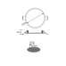 FLEXI W ROUND LED SLIMPANEL 9W 4000K 710Lm 230V Φ50-100 120°