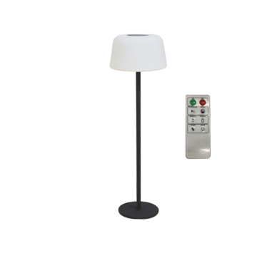 ΗΛΙΑΚΗ/ΕΠΑΝΑΦΟΡΤΙΖΟΜΕΝΗ RGBW LED ΛΑΜΠΑ ΔΑΠΕΔΟΥ D30*H15CM IP65 LiFePO4 2600mAh
