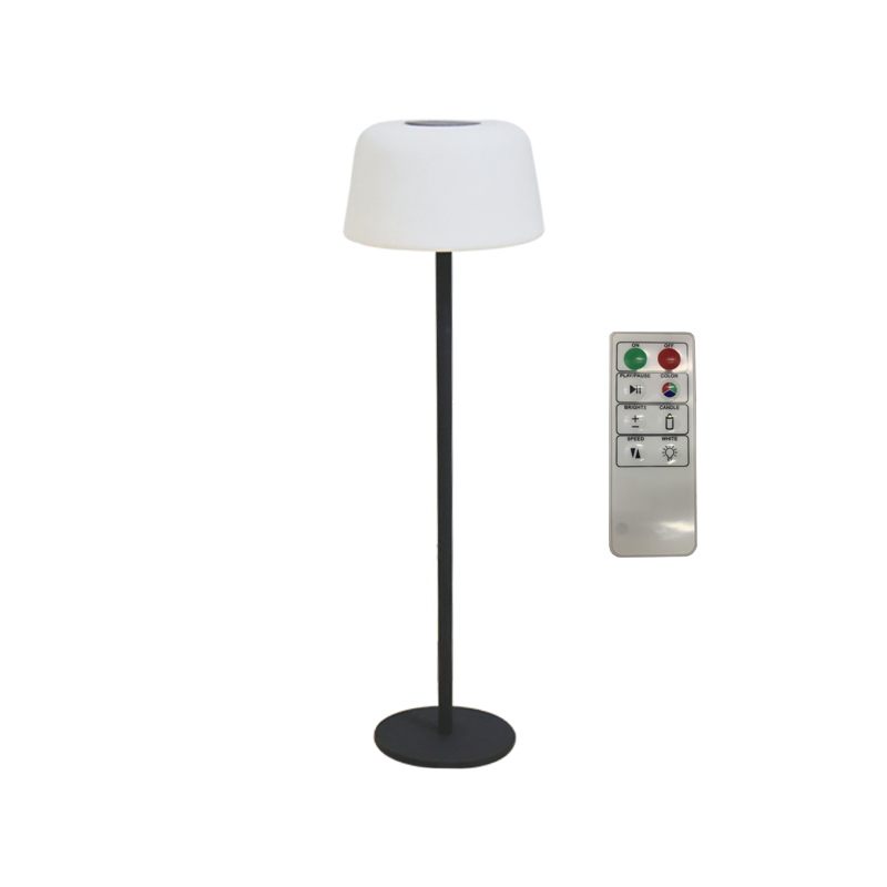 ΗΛΙΑΚΗ/ΕΠΑΝΑΦΟΡΤΙΖΟΜΕΝΗ RGBW LED ΛΑΜΠΑ ΔΑΠΕΔΟΥ D30*H15CM IP65 LiFePO4 2600mAh