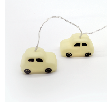  "PLASTIC CAR" 10LED ΛΑΜΠΑΚ ΣΕΙΡΑ ΜΠΑΤΑΡ.(3xAA) & ΧΡΟΝΟΔΙΑΚ(6ΟΝ/18OFF) ΘΕΡΜΟ ΛΕΥΚΟ IP20 135+30cm