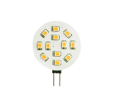 LED SMD G4 3W 3000K 12V AC/DC 200LM RA80 30000H 120° PCB