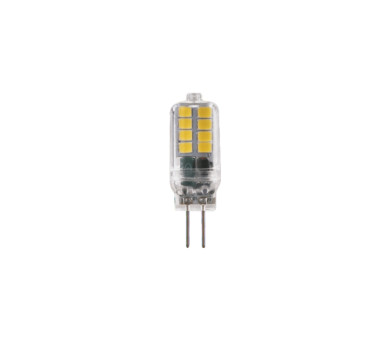 LED SMD G4 2W 4000K 12V AC/DC 190LM RA80 30000H 360° PLASTIC CLEAR