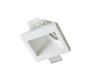 SQUARE WALL WASHER GYPSUM TRIMLESS SPOT LUMINAIRE ODEN GU10