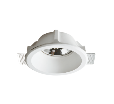 ΣΤΡΟΓΓΥΛΟ ΓΥΨΙΝΟ TRIMLESS ΣΠΟΤ ABBY AR111 GU10