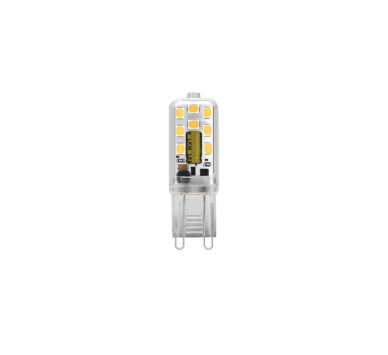 LED SMD G9 3W 6000K 230V AC 270LM RA80 30000H 300° PLASTIC CLEAR