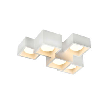 ΓΥΨΙΝΟ 5 ΤΕΤΡΑΓΩΝA Φ/Σ ΟΡΟΦΗΣ ΦΥΣΙΚΟ 370*270*150 GENI 5*GX53