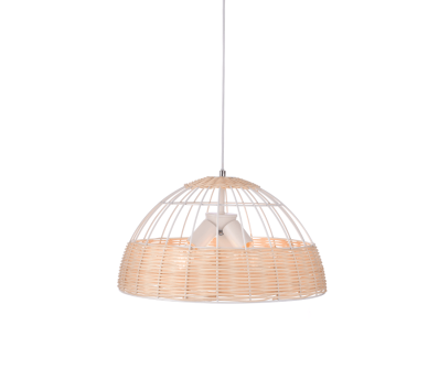 NETTO ΚΡΕΜΑΣΤΟ Φ/Σ 3ΧΕ27 ΡΑΤΑΝ+ΛΕΥΚΟ ΜΕΤΑΛΛΟ D46XH120CM ZORBAS