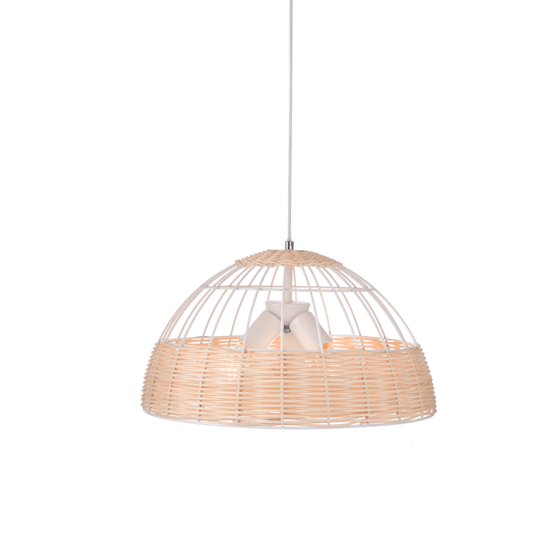 NETTO ΚΡΕΜΑΣΤΟ Φ/Σ 3ΧΕ27 ΡΑΤΑΝ+ΛΕΥΚΟ ΜΕΤΑΛΛΟ D46XH120CM ZORBAS