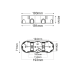 FL.MOUNT.JUNCT.MOLLOW.WALLS BOX 6/7 MODULES