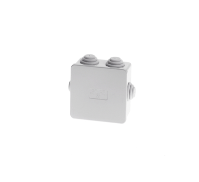 83X83X43 SURF BOX 6 STEPPED GLANDS IP44
