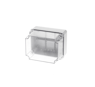 190X140X140 SURF BOX TRANSARENT LID IP65