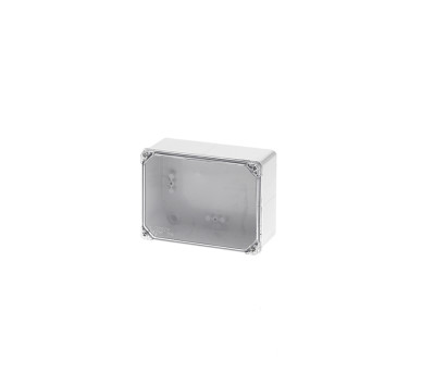 240X190X120 SURF BOX TRANSARENT LID IP65