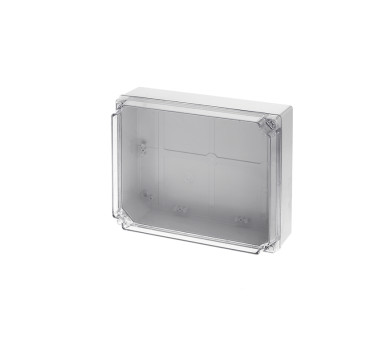 310X240X120 SURF BOX TRANSARENT LID IP65