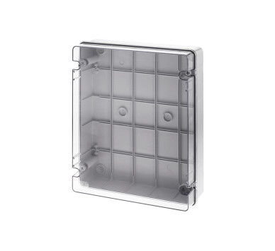 380X300X120 SURF BOX TRANSARENT LID IP65