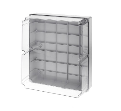 460X380X180 SURF BOX TRANSARENT LID IP65