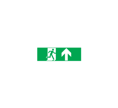 ARROW UP STICKER FOR EXIT/EMERGENCY LIGHTING