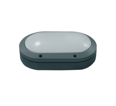 ΑΠΛΙΚΑ ΓΚΡΙ ΙΡ54 Ε27 max.40W 218x135x65mm RAL 7016M
