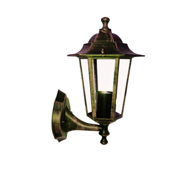 LANTERN HEXAGON RUST E27 UP