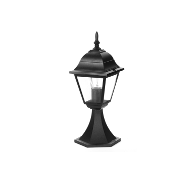 ΦΑΝΑΡΙ ΚΟΛΩΝΑΣ ΜΑΥΡΟ ΙΡ44 Ε27 60W RAL C0026