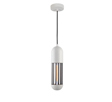 NETTO ΚΡΕΜΑΣΤΟ Φ/Σ 1ΧΕ27 ΛΕΥΚΟ ΜΕΤΑΛΛΙΚΟ D10XH120CM LAB