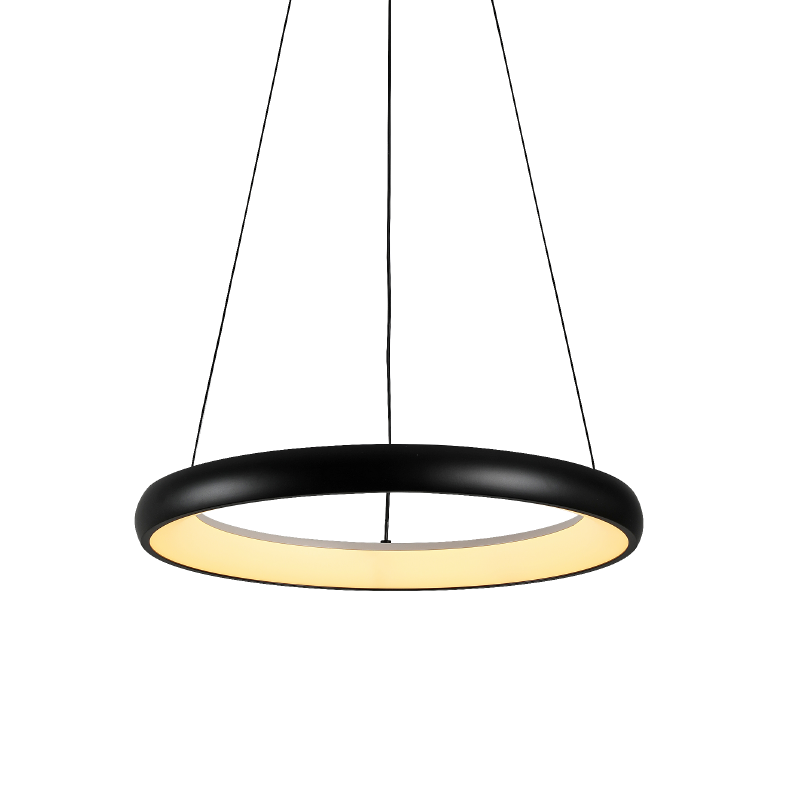 ΚΡΕΜΑΣΤΟ Φ/Σ LED 32W 2500LM CCT IP20  ΜΑΥΡΟ ΜΕΤΑΛΛΙΚΟ + ΑΚΡΥΛΙΚΟ