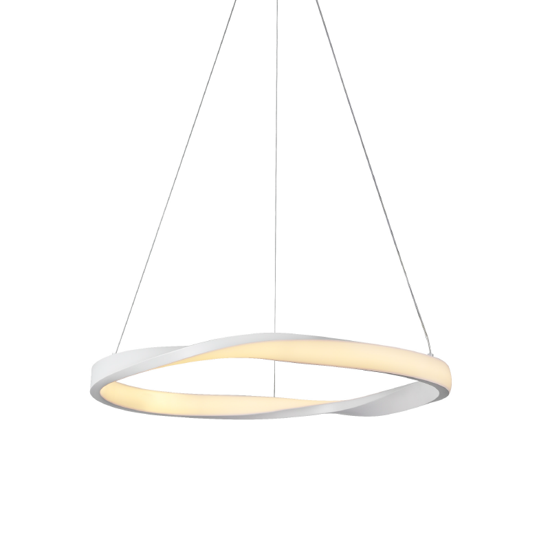 ΚΡΕΜΑΣΤΟ Φ/Σ LED 42W 3300LM CCT IP20 ΛΕΥΚΟ ΜΕΤΑΛΛΙΚΟ + ΑΚΡΥΛΙΚΟ
