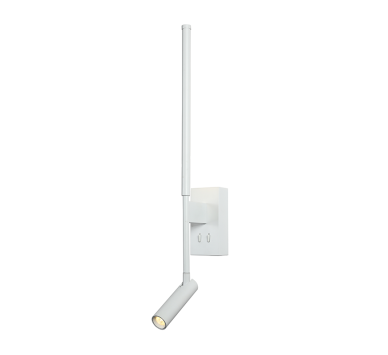ΕΠΙΤΟΙΧΟ Φ/Σ  LED 5W + COB 3W 700LM 3000K IP20 ΛΕΥΚΟ ΑΛΟΥΜΙΝΙΟ + ΑΚΡΥΛΙΚΟ
 CONCERTO