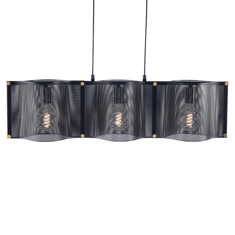 NETTO ΚΡΕΜΑΣΤΟ Φ/Σ 3ΧΕ27 ΜΑΥΡΟ ΜΕΤΑΛΛΙΚΟ 85X20XH120CM MORDOR