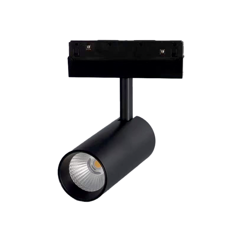 ΜΑΥΡΟ ΜΑΤ ΜΑΓΝΗΤΙΚΟ ΣΠΟΤ48V DC 20W 3000K 1400LM 36° OSRAM RA90 Φ60*145MM