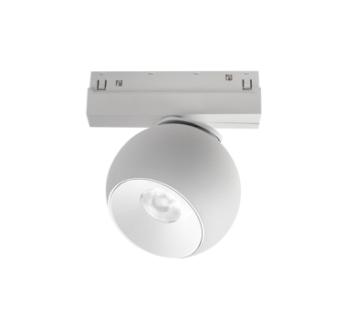 ΛΕΥΚΟ ΜΑΤ ΜΑΓΝΗΤΙΚΟ ΣΠΟΤ 48V DC 12W 3000K 1000LM 36° OSRAM RA90 Φ100*134MM