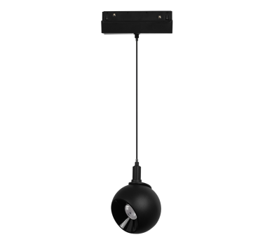 ΜΑΥΡΟ ΜΑΤ ΜΑΓΝΗΤΙΚΟ ΚΡΕΜΑΣΤΟ ΦΩΤΙΣΤΙΚΟ 48V DC 12W 3000K 1000LM 36° OSRAM RA90 Φ100*134MM