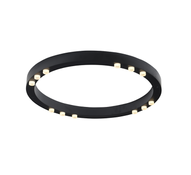 NETTO ΟΡΟΦΗΣ Φ/Σ LED 36W COB ΜΑΥΡΟ ΑΛΟΥΜΙΝΙΟ 3000K 3240LM D65ΧΗ6,5CM MAGNETO