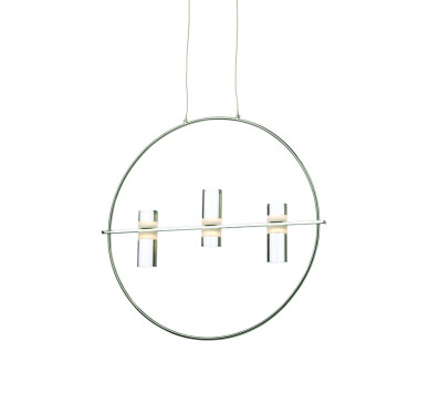 NETTO ΚΡΕΜΑΣΤΟ Φ/Σ LED2835 12W ΧΡΩΜΙΟ ΑΛΟΥΜΙΝΙΟ 3000Κ 1080LM D53XH173CM IONIAN